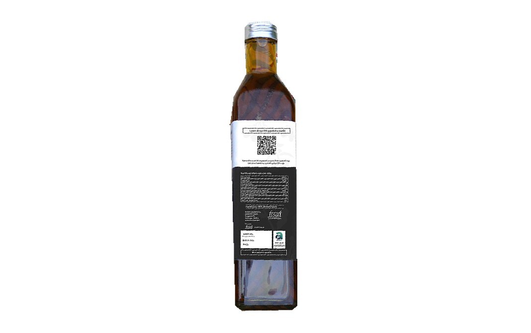 Anveshan Wood Pressed Mustard Oil    Plastic Bottle  500 millilitre